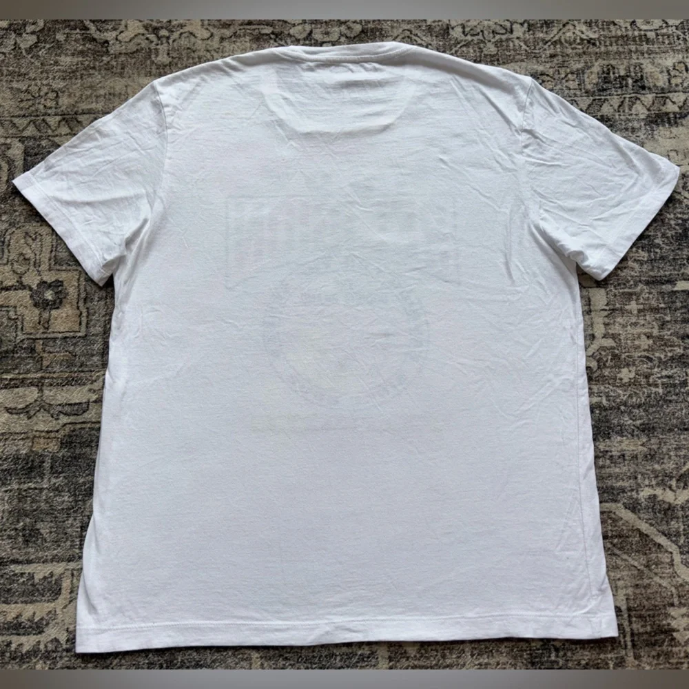 True Religion Buddha Brand Guitar White Graphic T-Shirt‎ Men’s Size XL